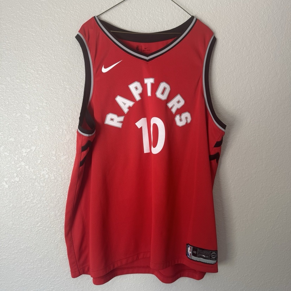 Raptors DeRozan 10 Red Nike NBA Basketball Red Jersey XXXL